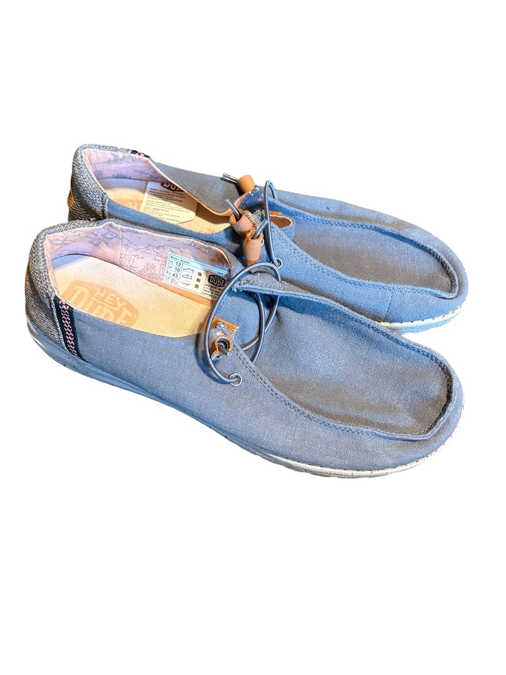 EUC HeyDude Grey Shoes Size 12